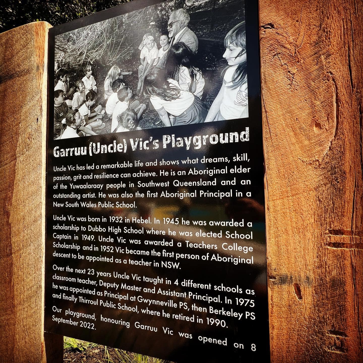 Custom fabricated park signage in steel